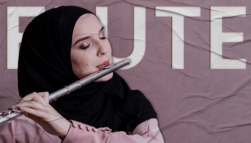 e-tuitions teacher is playing with flute