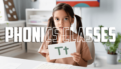 a small baby smiling while studying phonics