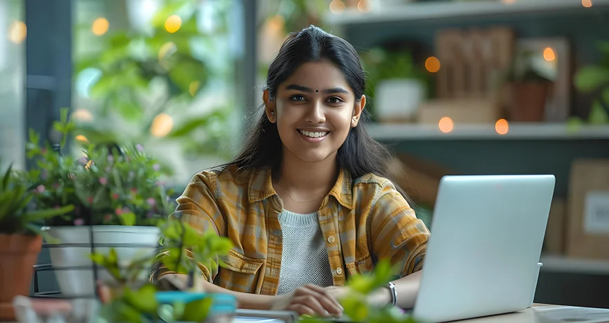 An e-Tuitions counsellor speaking with a parent