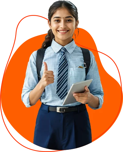 Illustration of a student booking a free demo class